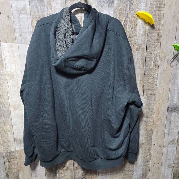 Carhartt Men's Rain Defender Rockland Hoodie Black - Picture 4 of 7